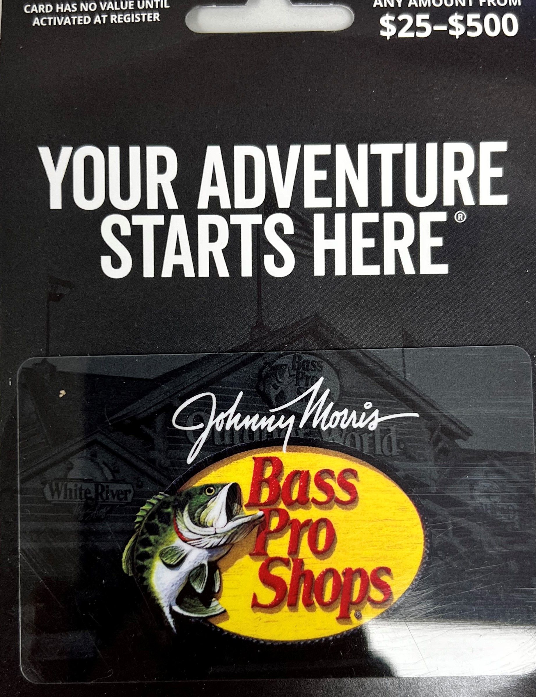 $50 Gift Certificate to Bass Pro